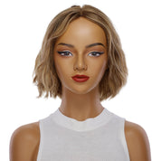 12" Halle Silk Top Wig Medium Blonde Wavy