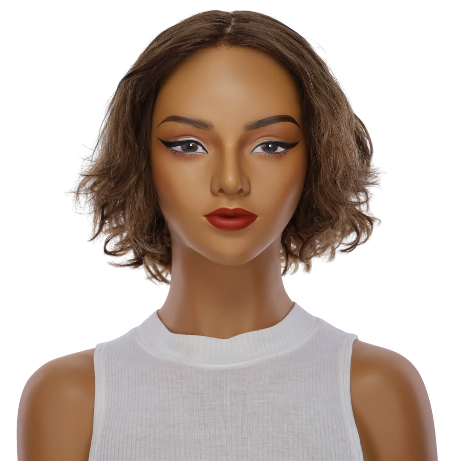 12" Halle Silk Top Wig Medium Brown Babylight Wavy
