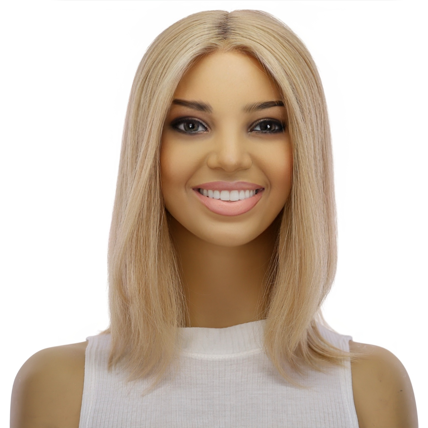 12" Divine Lace Top Topper Golden Blonde No Root