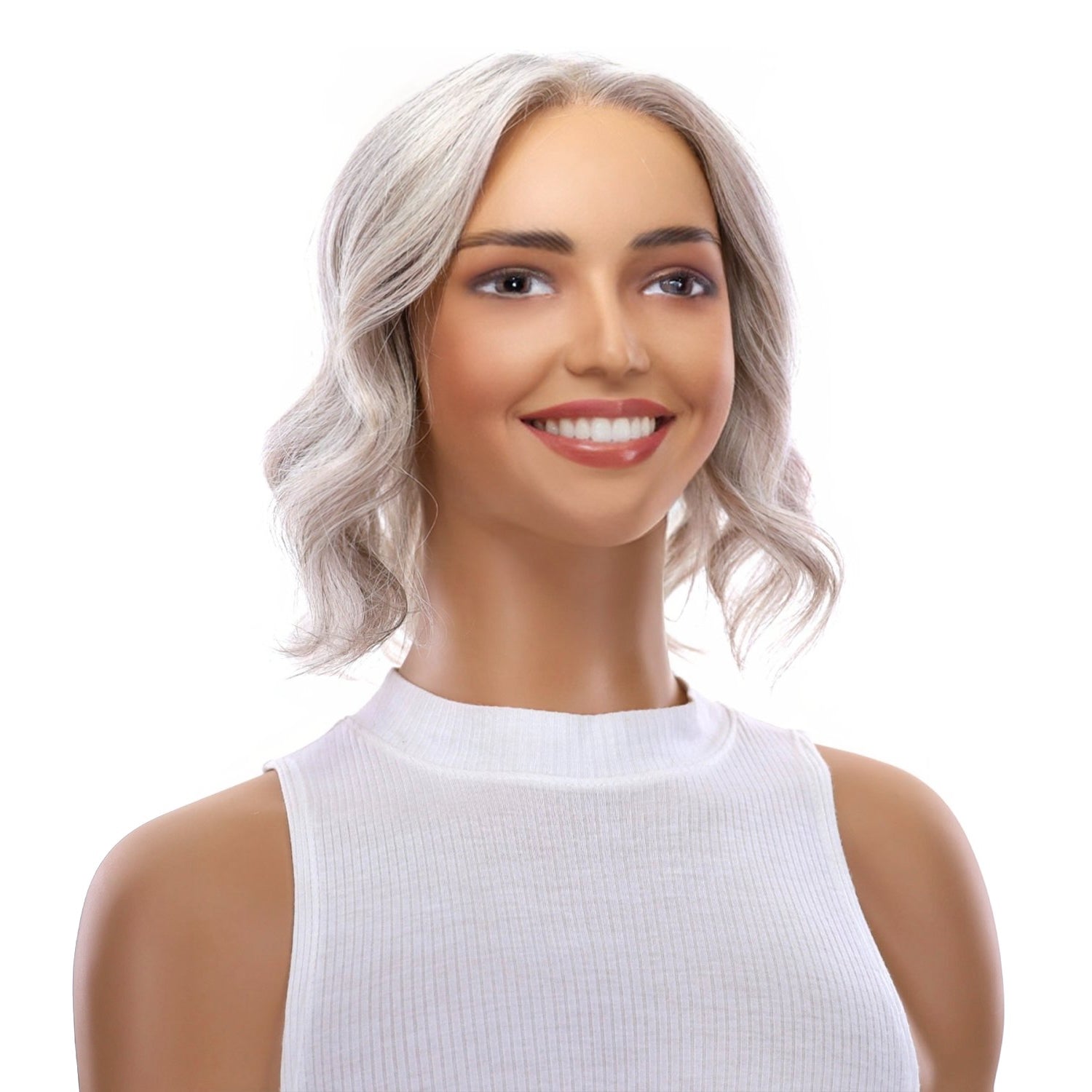 12" Divine Lace Top Topper Snow Grey