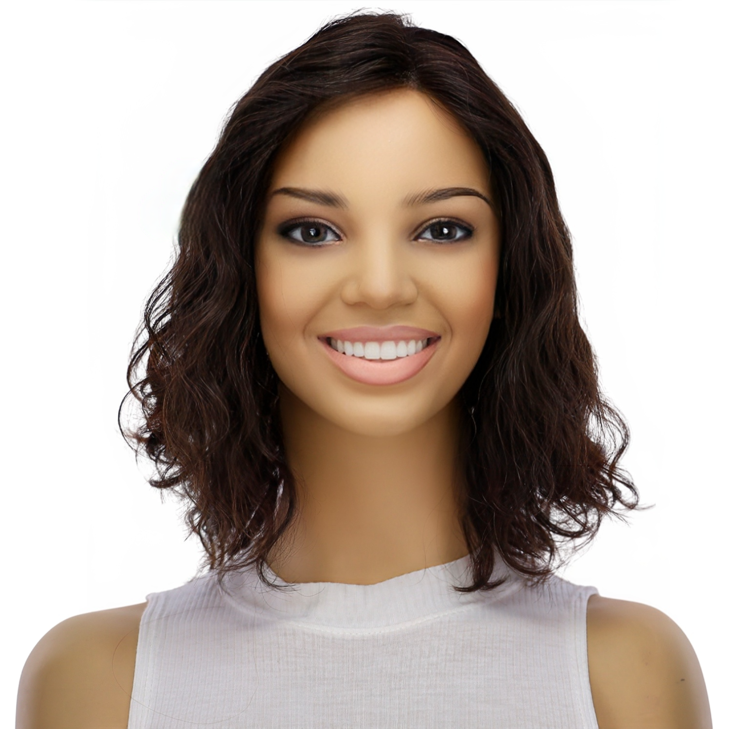 12" Divine Lace Top Topper Soft Black Wavy