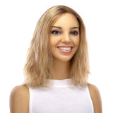 12" Divine Lace Top Wig Ash Blonde Wavy