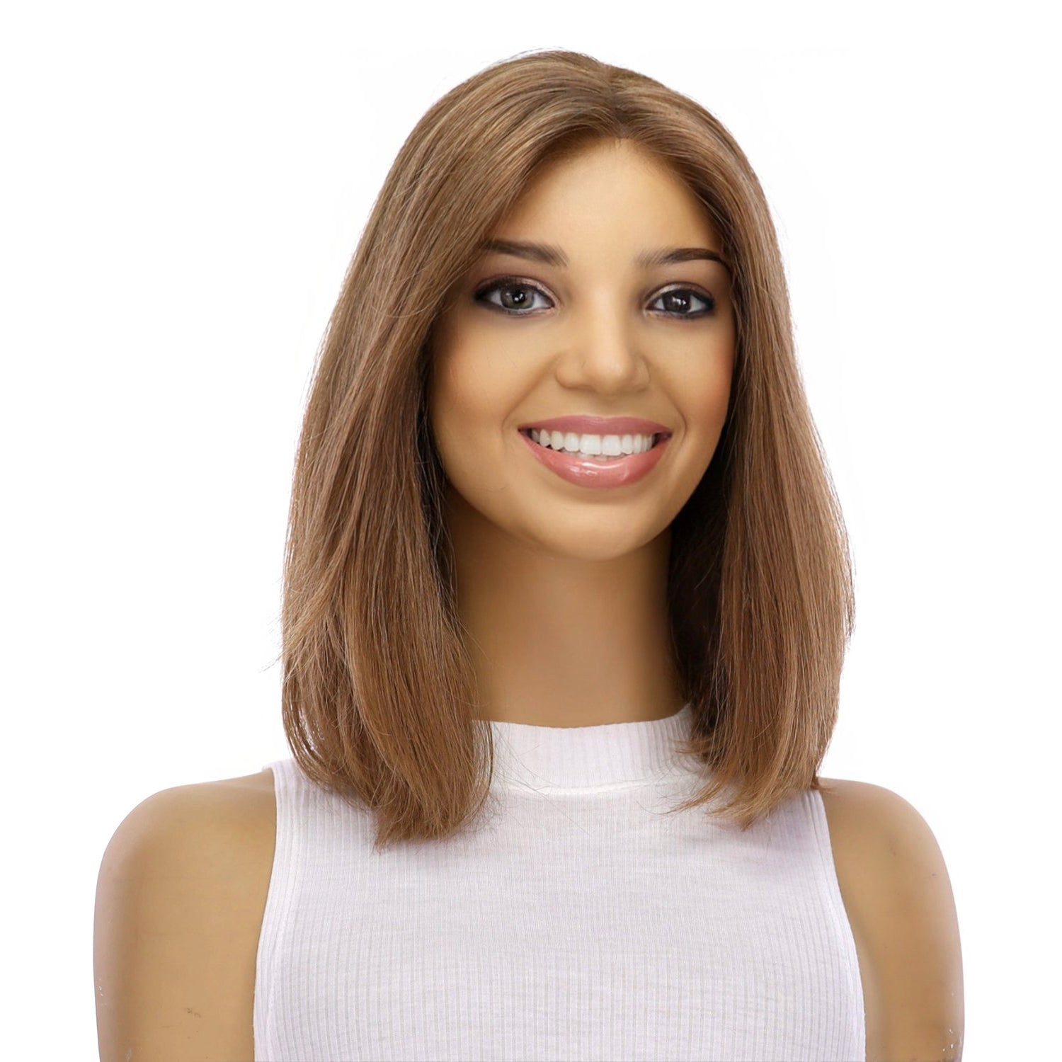 12" Divine Luxe Lace Top Wig #14 Dark Blonde