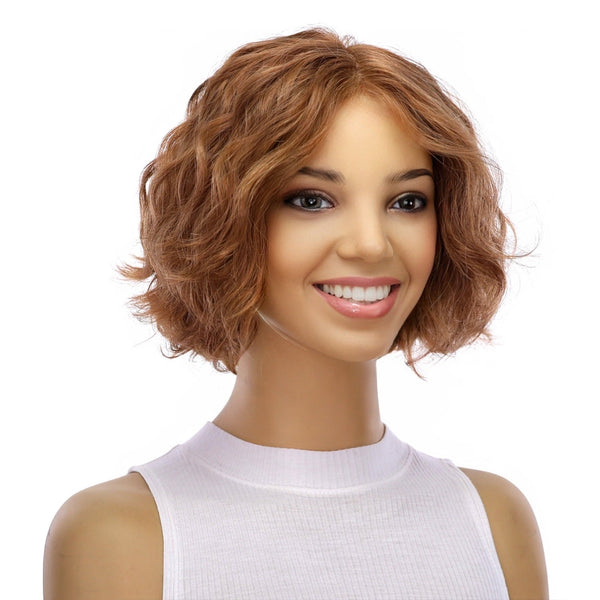 Grace Silk Top Wig Copper Wavy