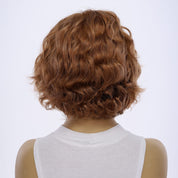 12" Halle Silk Top Wig Copper Wavy