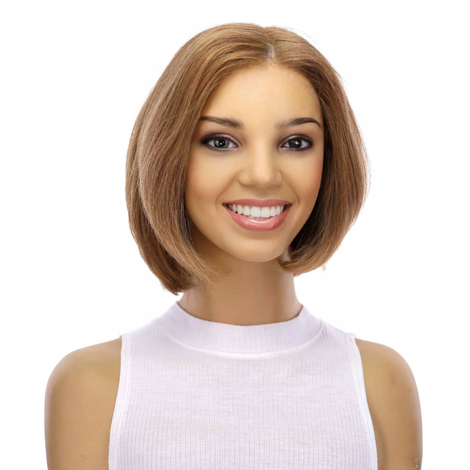 12" Luxe Pixie Silk Top Wig #14 Warm Dark Blonde