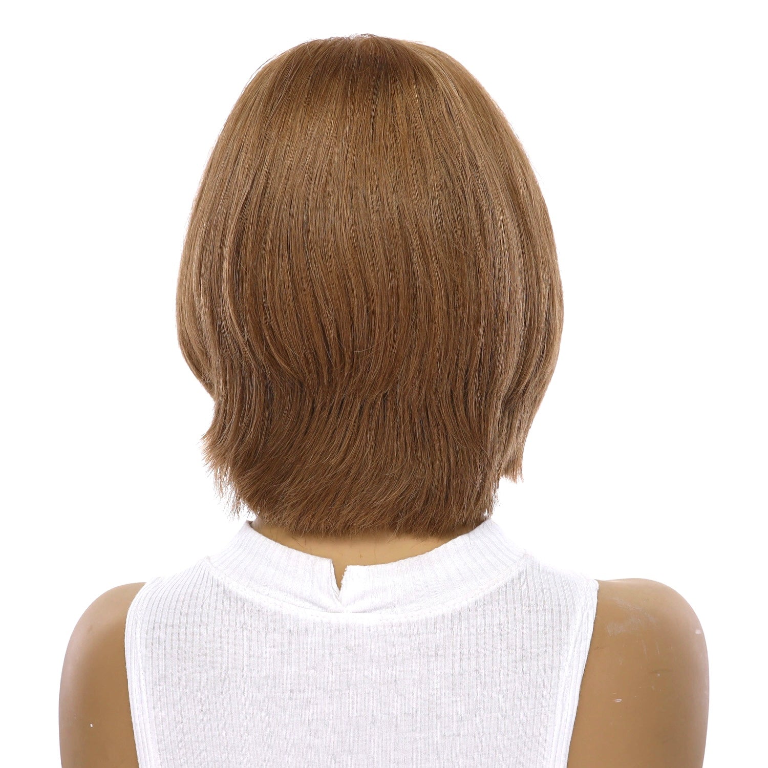 12" Luxe Pixie Silk Top Wig #14 Warm Dark Blonde