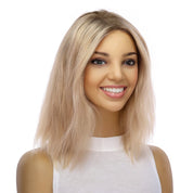 12" Divine Lace Top Wig Platinum Blonde Wavy