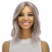 12" Divine Lace Top Topper Champagne Grey