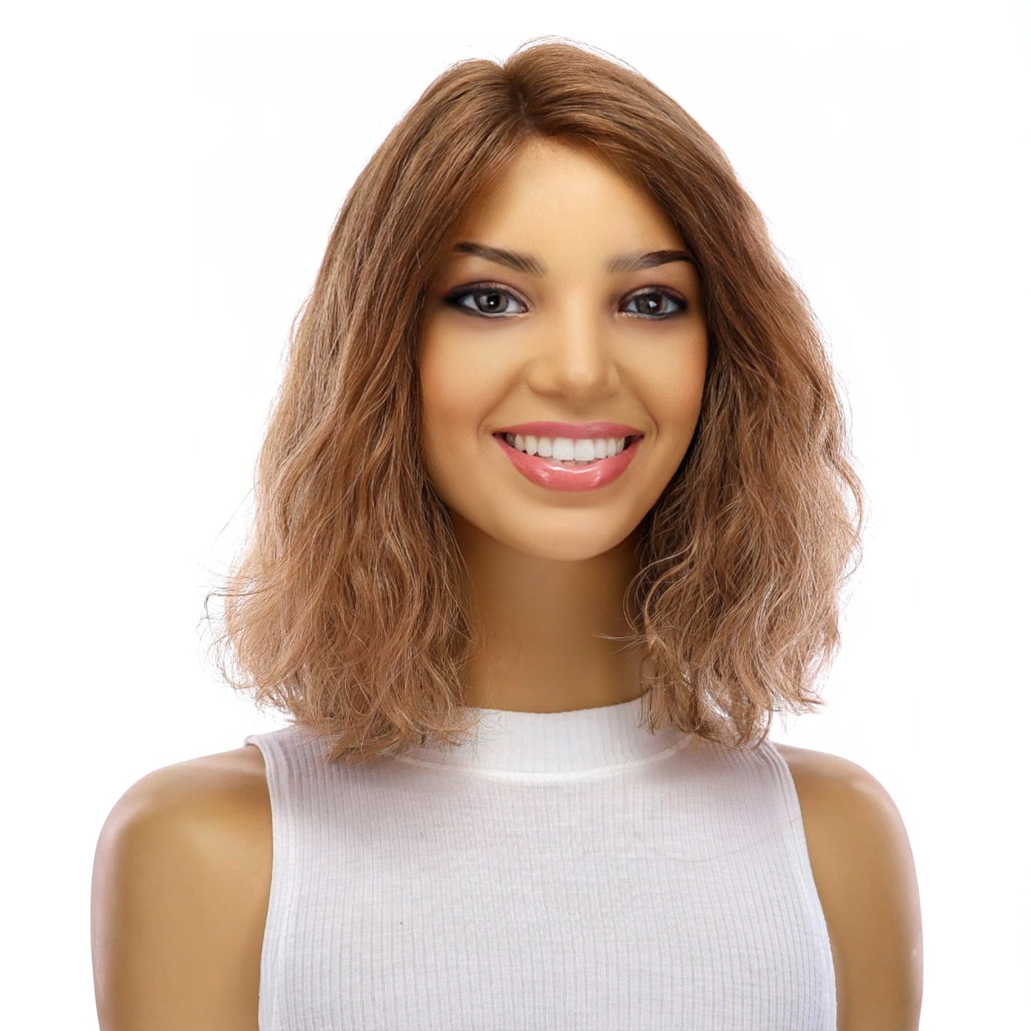 12" Divine Lace Top Wig Light Brown Babylight Wavy