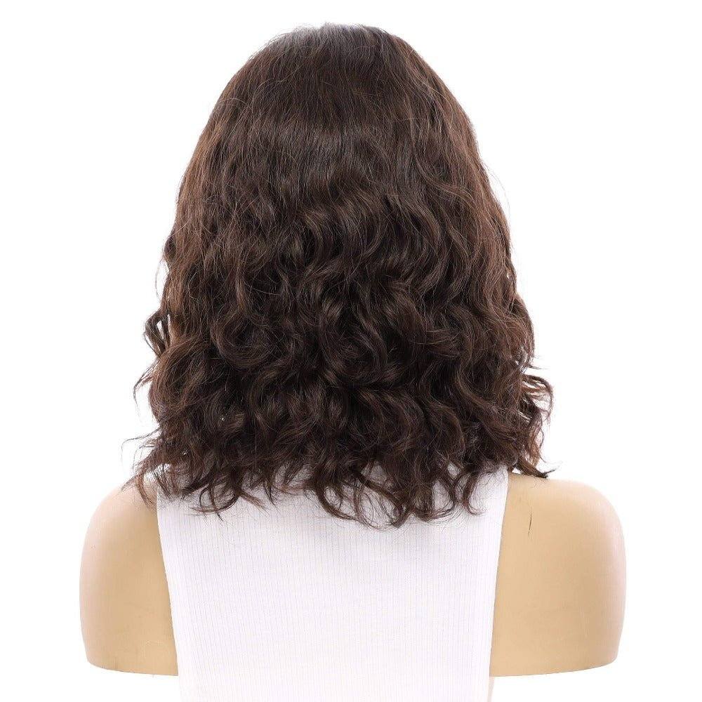 13" Victoria Silk Top Wig Dark Brown Wavy