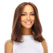 13" Luxe Bob Silk Top Wig #6 Neutral Medium Brown