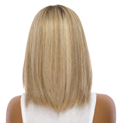 13" Victoria Silk Top Wig Ash Blonde