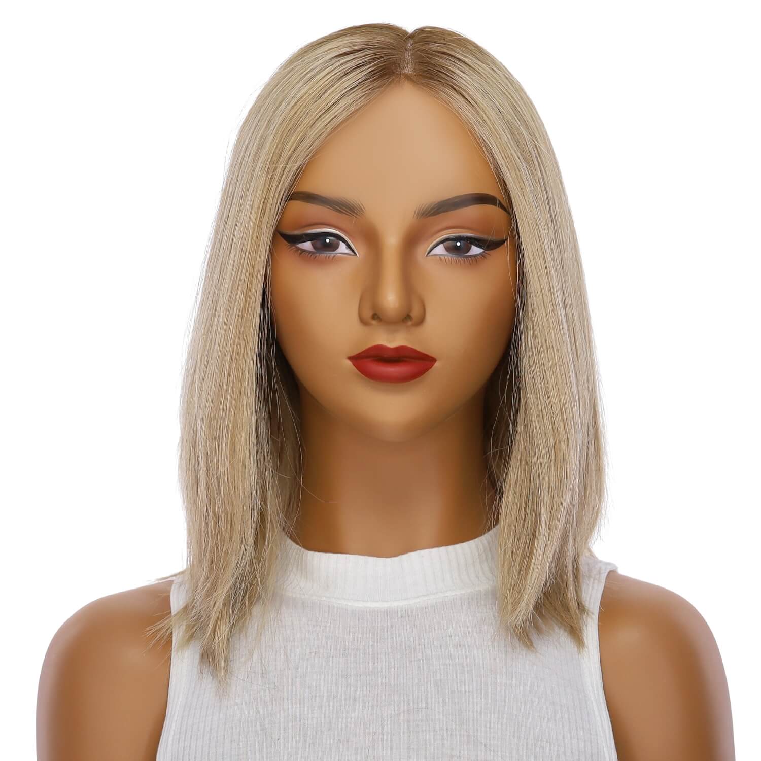 13" Victoria Silk Top Wig Ash Blonde