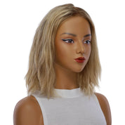 13" Victoria Silk Top Wig Ash Blonde Wavy