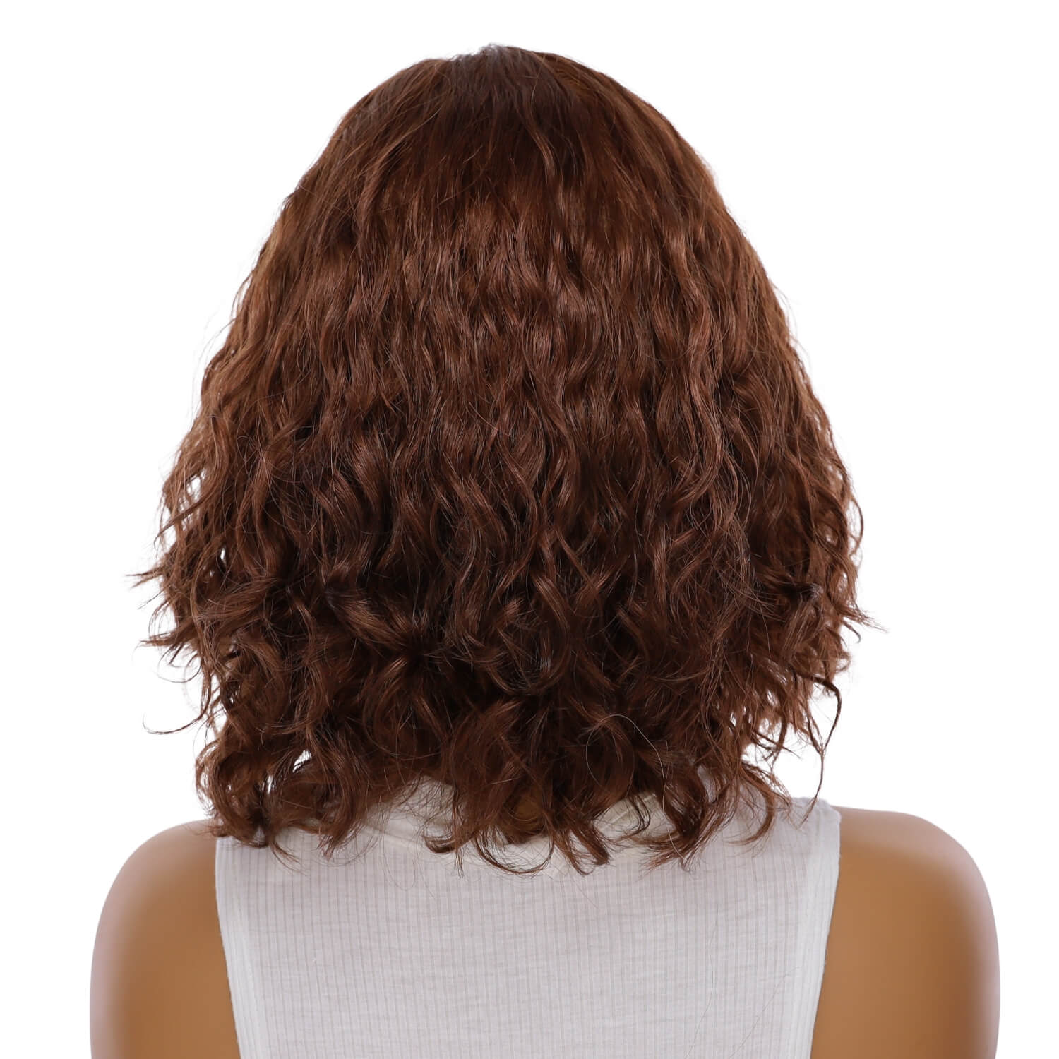 13" Victoria Silk Top Wig Auburn Wavy