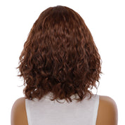 13" Victoria Silk Top Wig Auburn Wavy