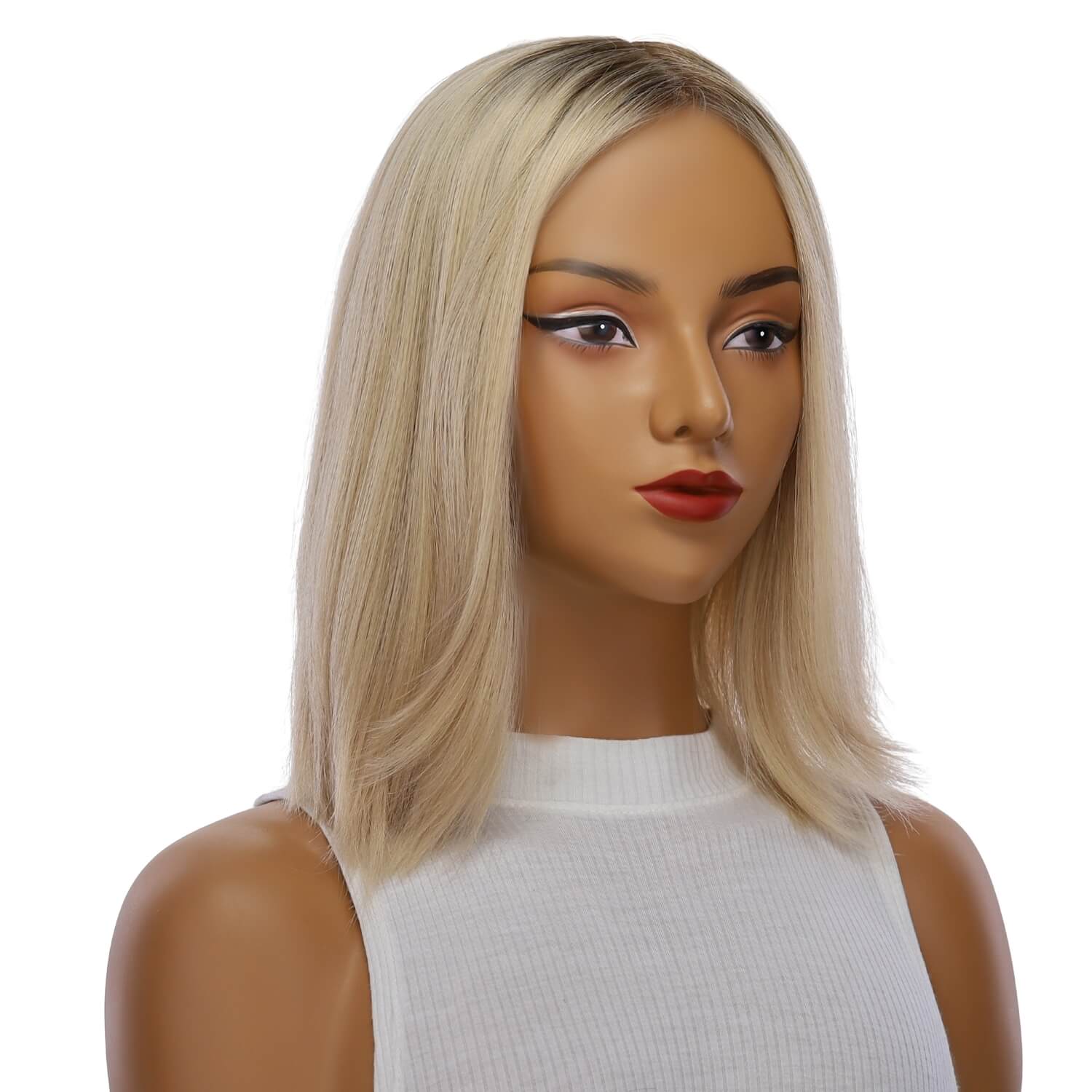 13" Victoria Silk Top Wig Beige Blonde