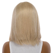 13" Victoria Silk Top Wig Beige Blonde w/ No Rooting