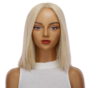 13" Victoria Silk Top Wig Beige Blonde w/ No Rooting