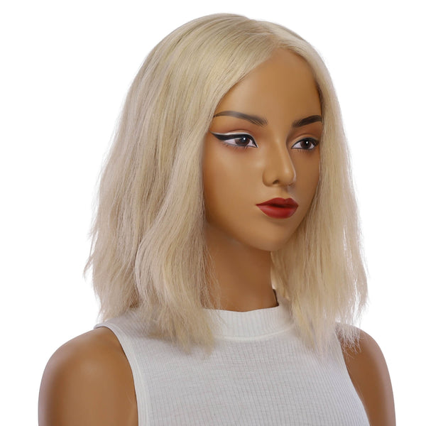 Grace Silk Top Wig Beige Blonde w/ No Rooting (Wavy)