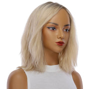 13" Victoria Silk Top Wig Beige Blonde Wavy