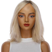 13" Victoria Silk Top Wig Beige Blonde Wavy