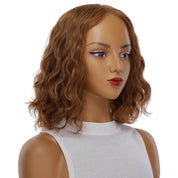 13" Victoria Silk Top Wig Copper Wavy