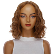 13" Victoria Silk Top Wig Copper Wavy