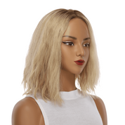 13" Victoria Silk Top Wig Golden Blonde Wavy