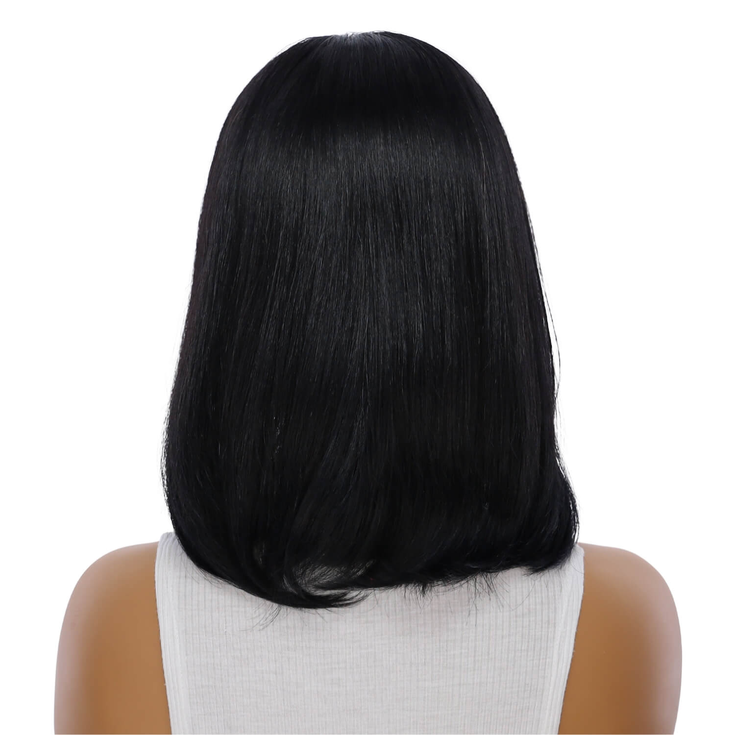 13" Victoria Silk Top Wig Jet Black