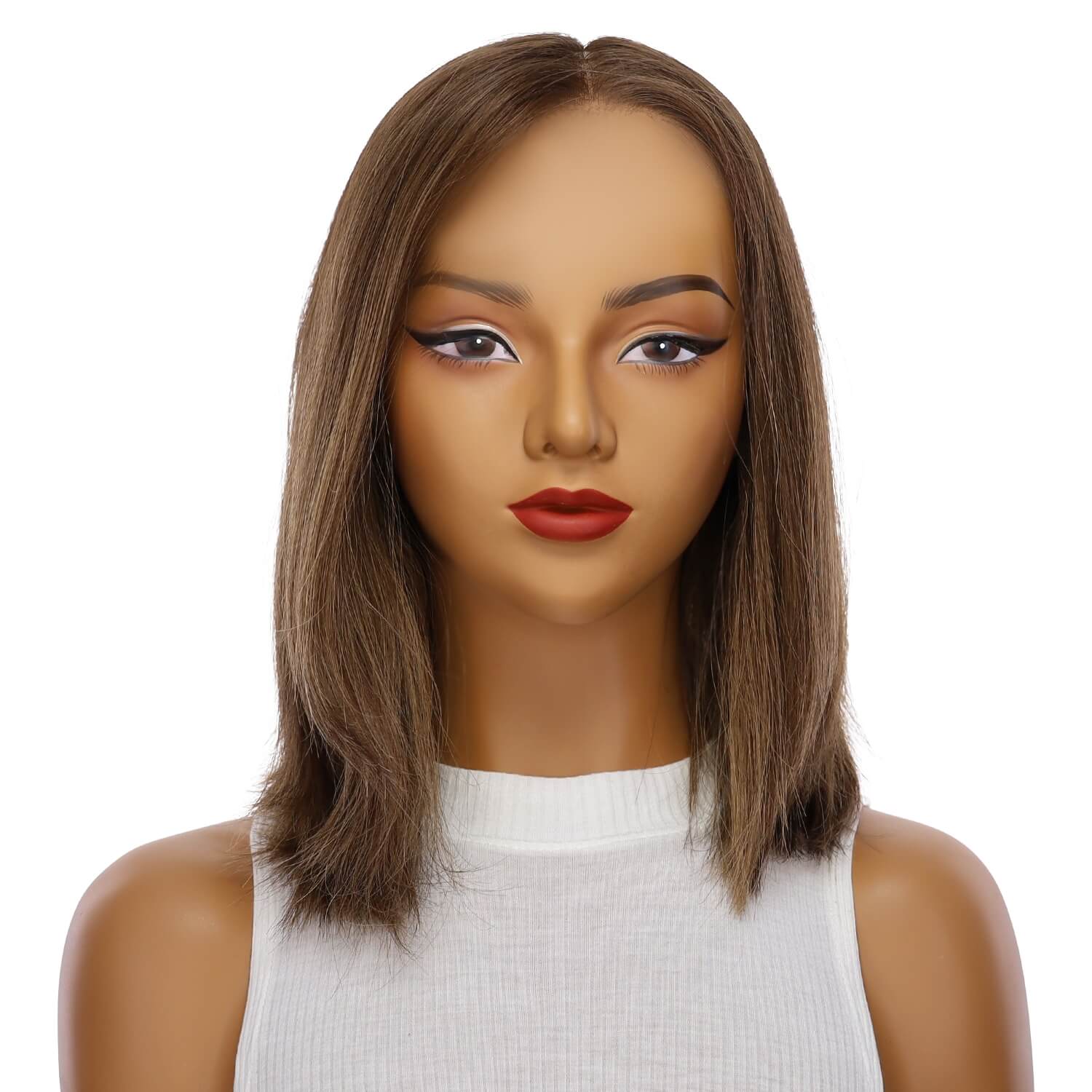 13" Victoria Silk Top Wig Medium Brown Babylight