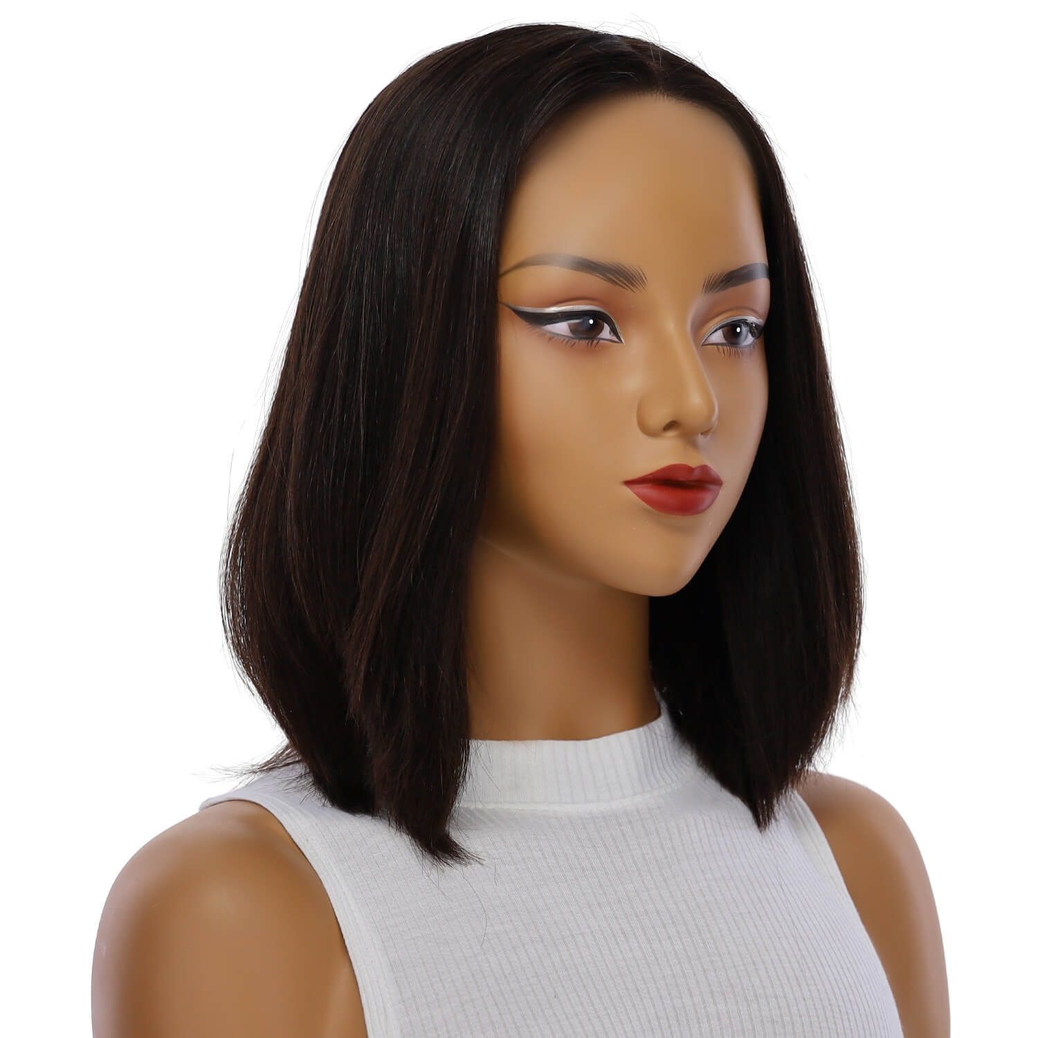 13" Victoria Silk Top Wig Soft Black