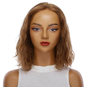 13" Victoria Silk Top Wig Strawberry Blonde Wavy