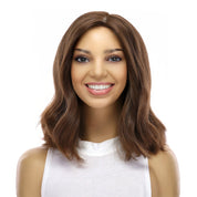 13" Luxe Bob Silk Top Wig #8 Warm Medium Brown