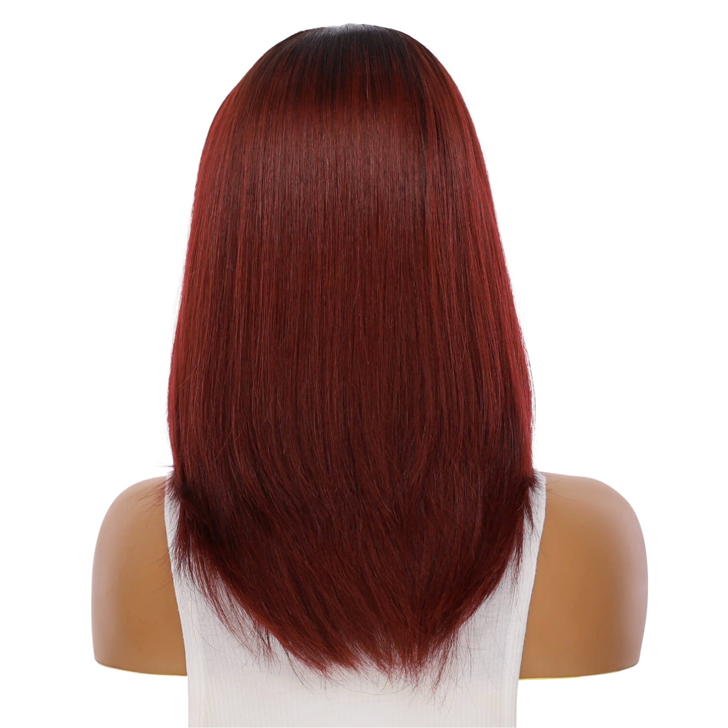13" Victoria Silk Top Wig Merlot Red