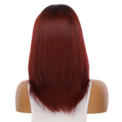 13" Victoria Silk Top Wig Merlot Red