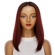 13" Victoria Silk Top Wig Merlot Red