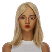 14" Emerald Silk Top Topper Golden Blonde w/ No Rooting