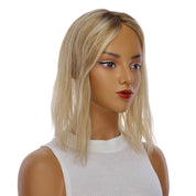 14" Topaz Lace Top Topper Ash Blonde Wavy