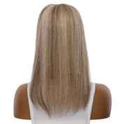 14" Topaz Lace Top Topper Ashy Blonde w/ Highlights w/ No Rooting