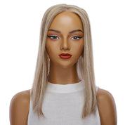 14" Topaz Lace Top Topper Ashy Blonde w/ Highlights w/ No Rooting