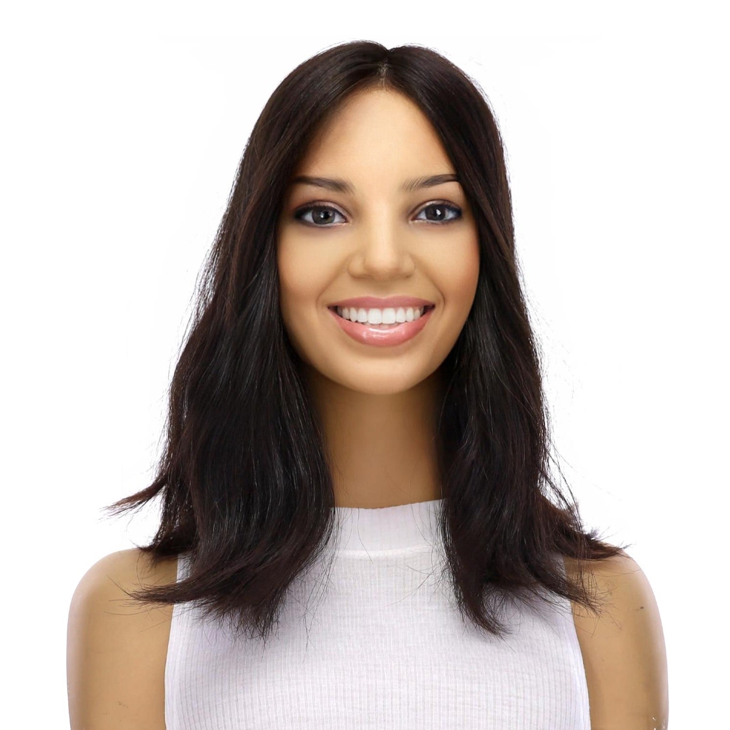 14" Emerald Silk Top Topper #1B Black