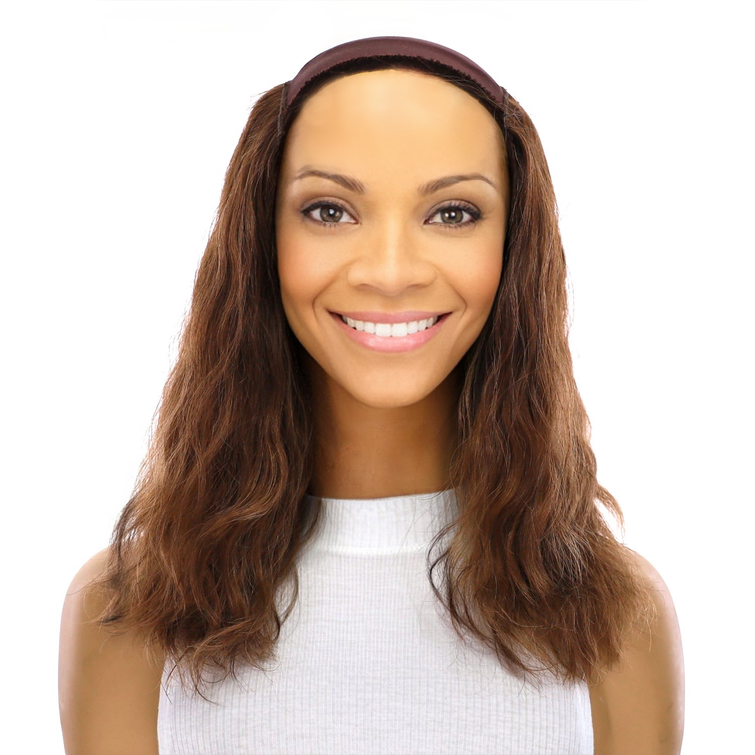 16" HatFall Wig Medium Brown Babylight Wavy
