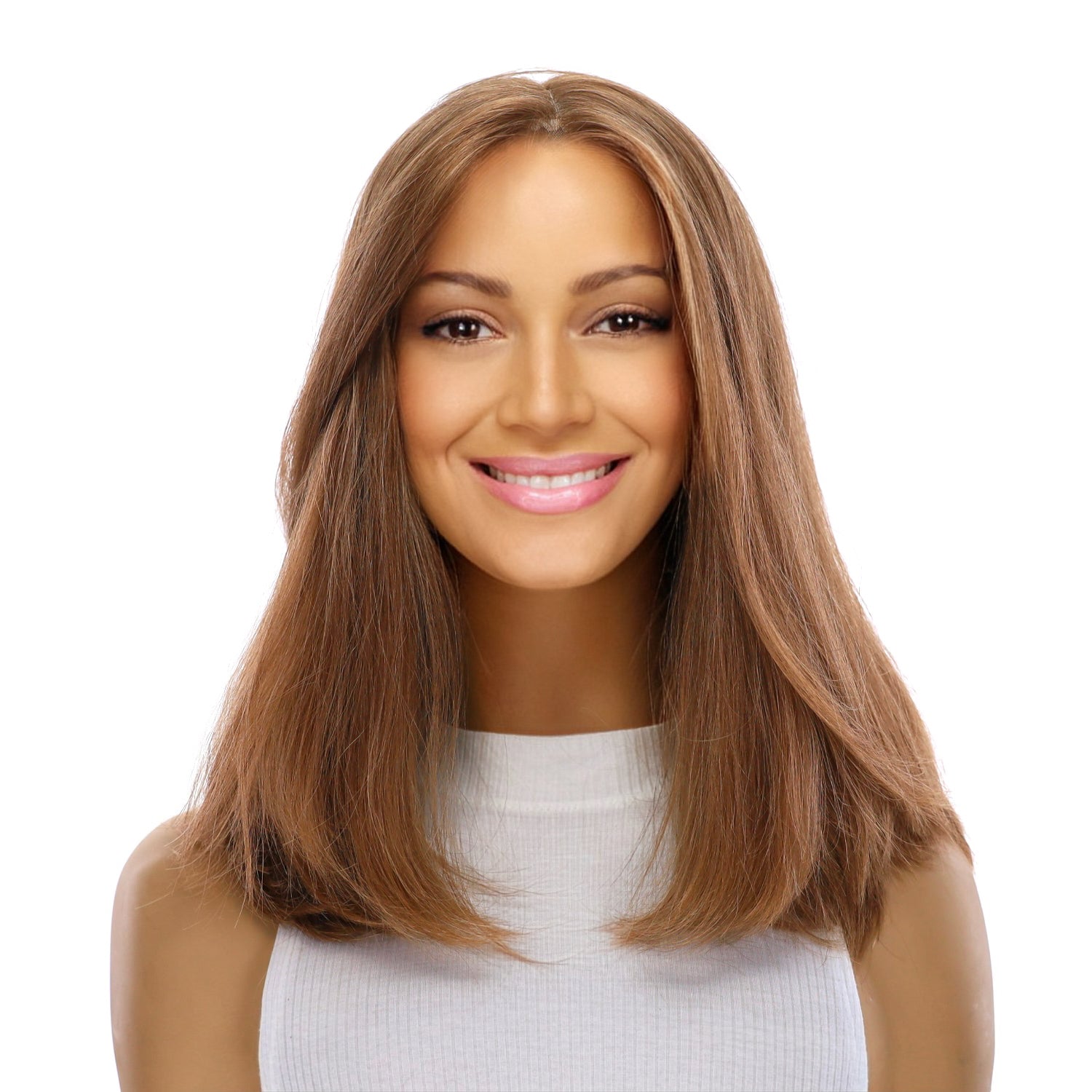 16" Luxe Silk Top Wig #14 Dark Blonde