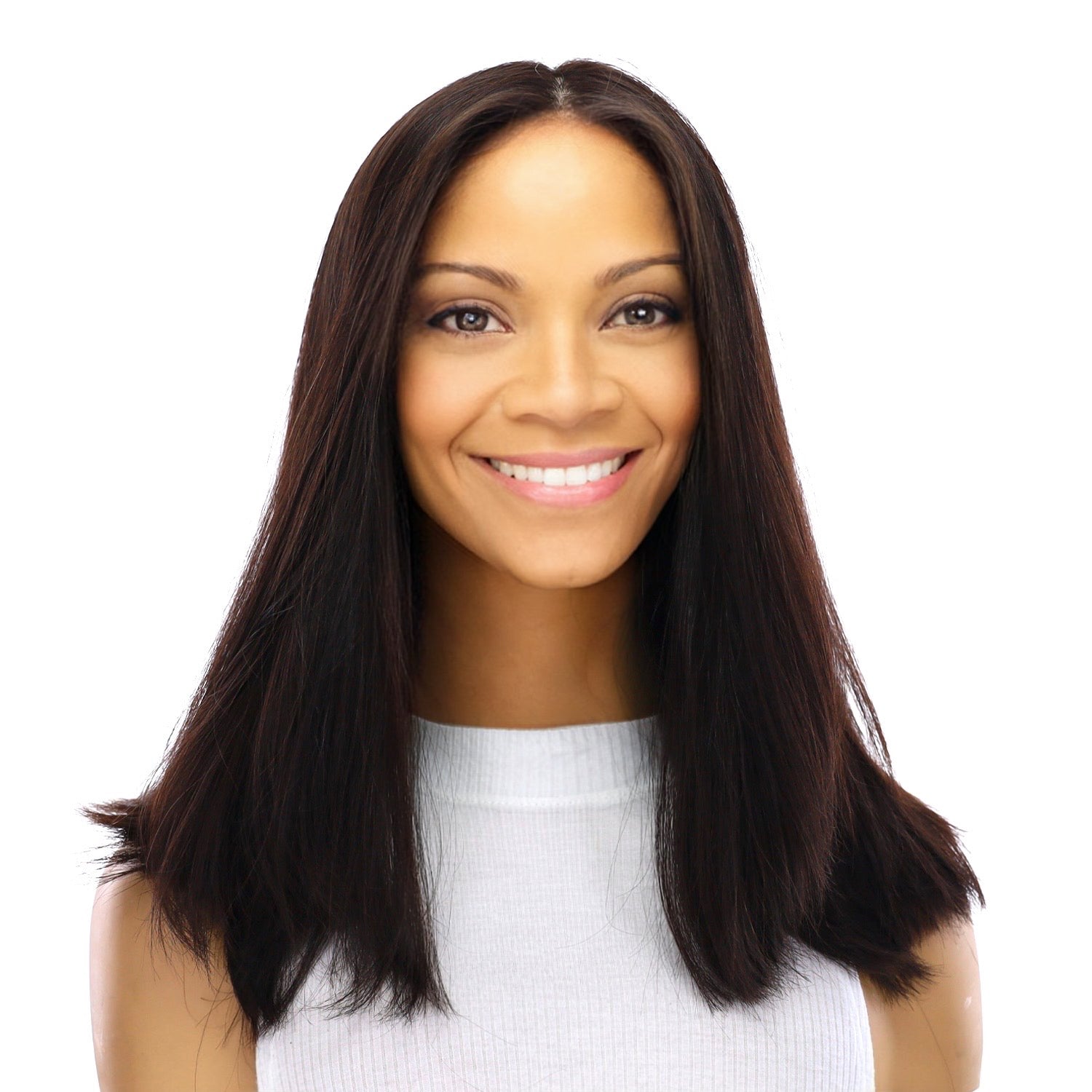 16" Luxe Silk Top Wig #1B Black