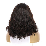 16" Secret Lace Top Wig #2 Neutral Dark Brown Wavy
