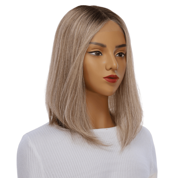 16" Divine Lace Top Topper Ashy Blonde w/ Highlights