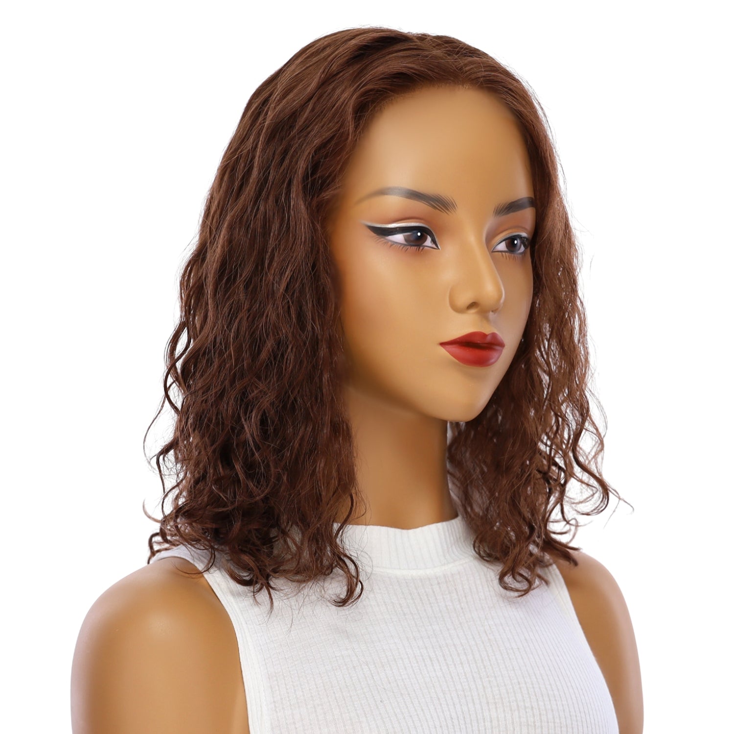 16" Divine Lace Top Topper Auburn Wavy