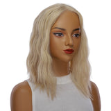 16" Divine Lace Top Topper Beige Blonde w/ No Rooting Wavy